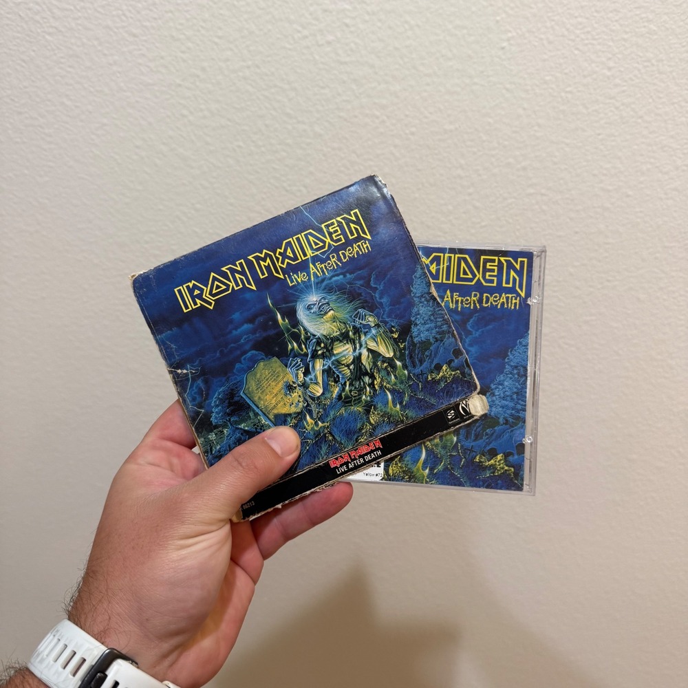 Iron Maiden Live After Death 2-CD Set 1998 Remastered Slipcover 696998621329